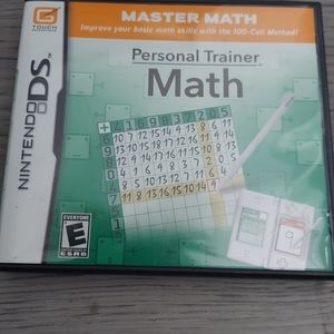 Nintendo  DS Personal Trainor MATH Game Puzzles, education, fun